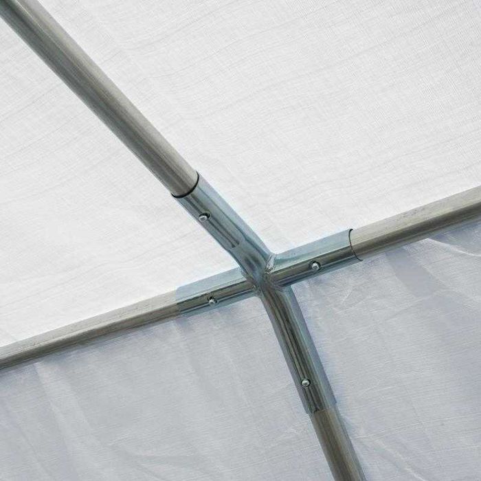 Pérgola de Jardim 8x4m Branca – Ideal para Eventos