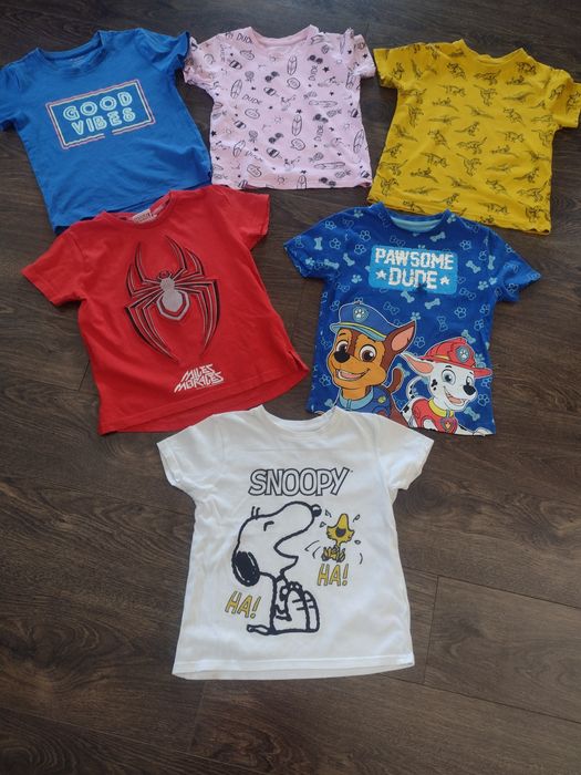 Koszulki 4/5lat krótki rękaw