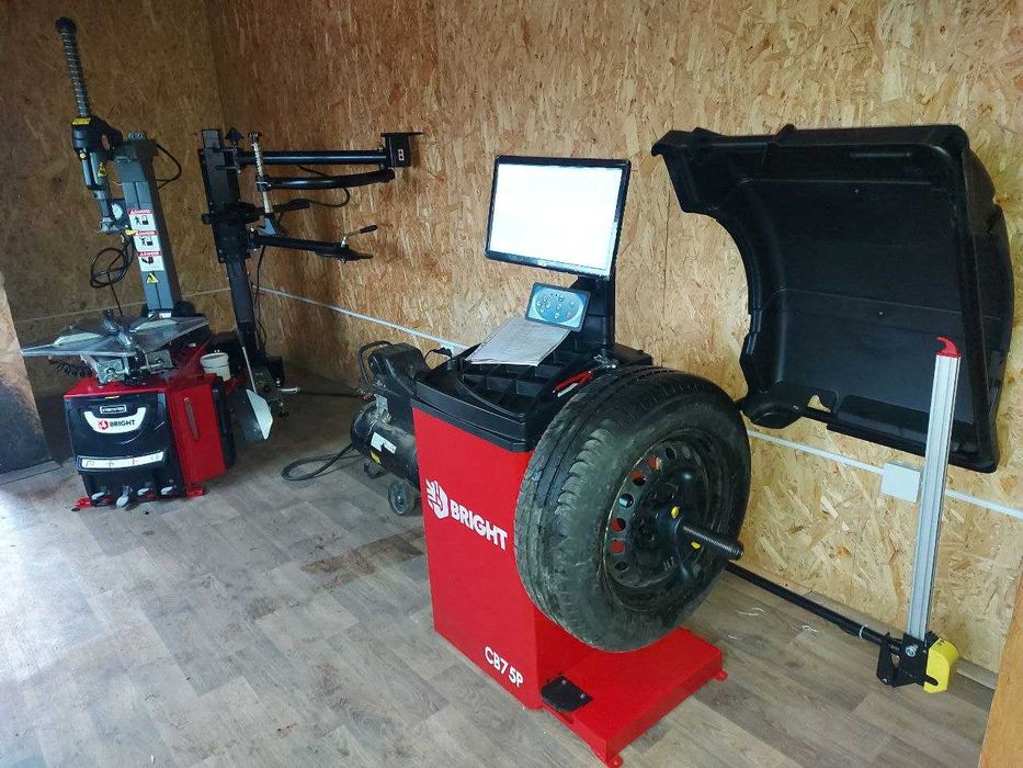 ШИНОМОНТАЖ ПІД КЛЮЧ шиномонтажний стенд BRIGHT 36міс гарантії