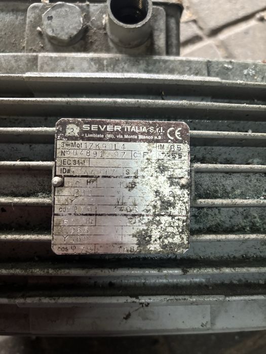 Silnik SEVER Italia – 1.85 kW – 1420 rpm