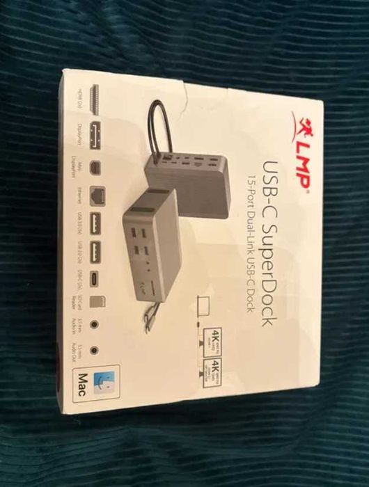15-portowa stacja dokująca - Lmp USB4 SuperDock 2 - NOWA