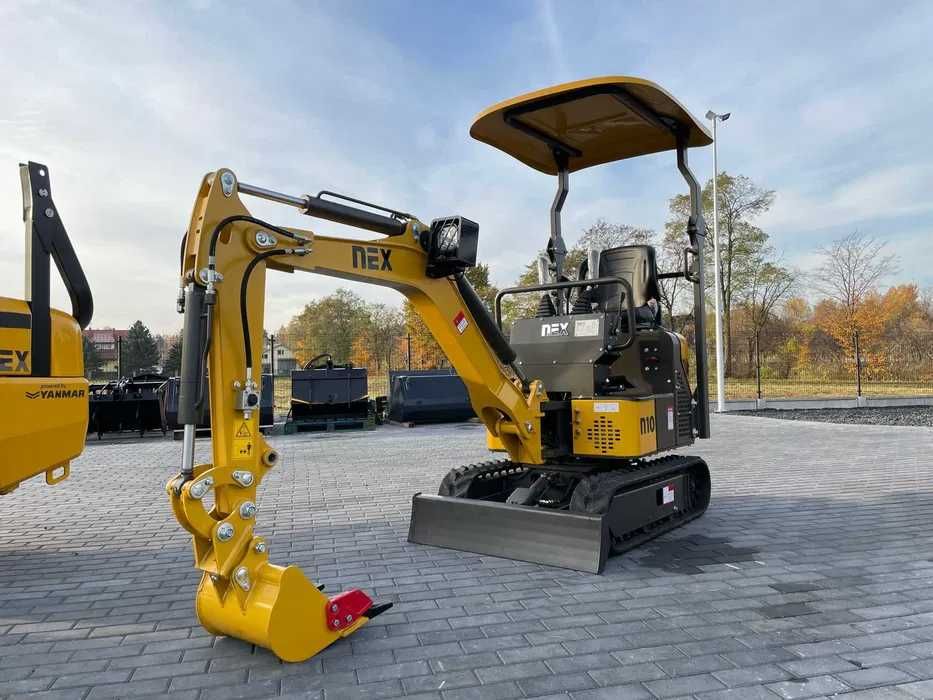 Nowa Minikoparka NEX N10 Ramie skrętne Mini koparka Diesel