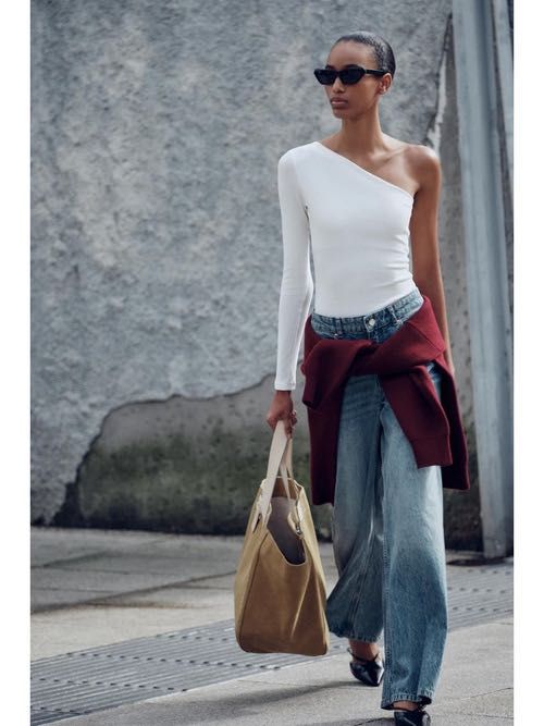 Білий боді Zara/S