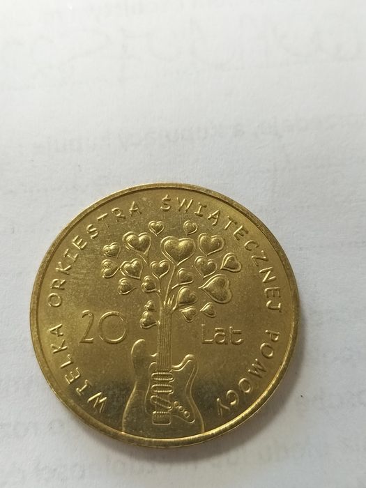 Moneta okolicznościowa 2 zł WOŚP 2012