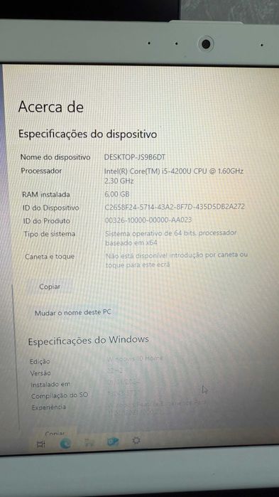 Computador portátil Toshiba Sattelite L50B12h