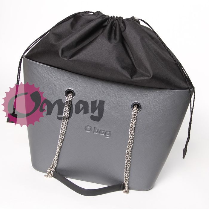CZARNY organizer OBAG URBAN worek Wodoodporny komin 2 kieszenie OMAY