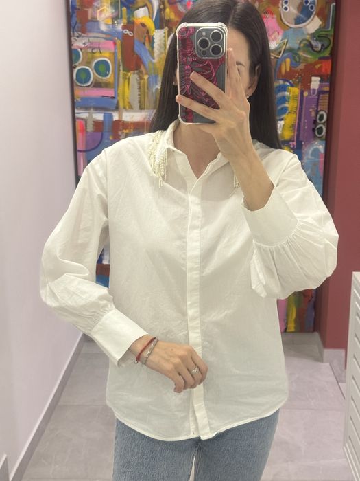 Сорочка біла Zara розмір М