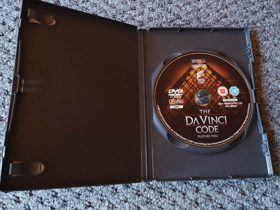 "The da Vinci Code" (Kod da Vinci) film dvd, angielska wersja językowa