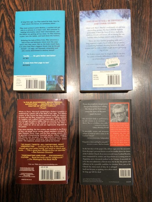 4 livros, 4 experiências diferentes