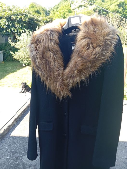 Casaco fazenda com gola