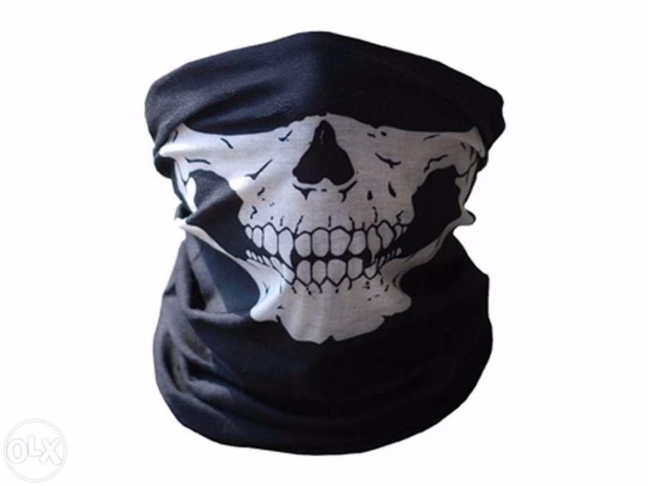 Lenço colorido máscara caveira balaclava motard skul harley davidso