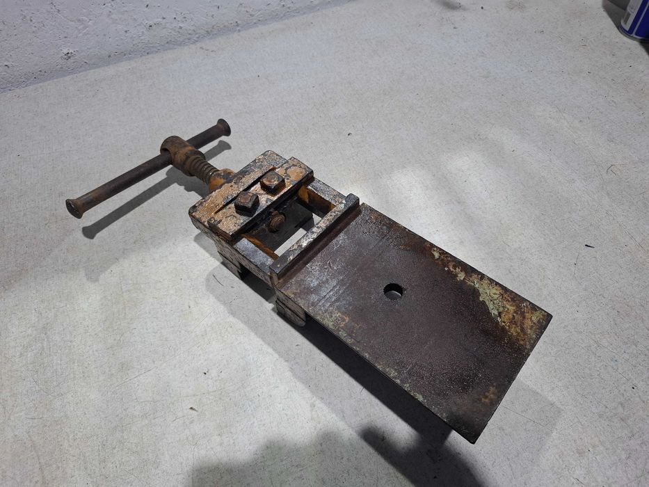 Stare imadło maszynowe 115mm