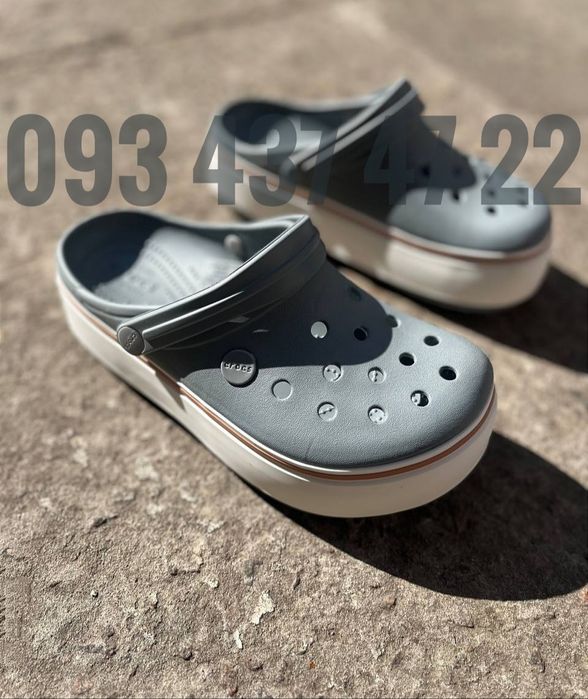 Нереально Круті Crocs на Платформі Crocband Platform Жіночі Крокси