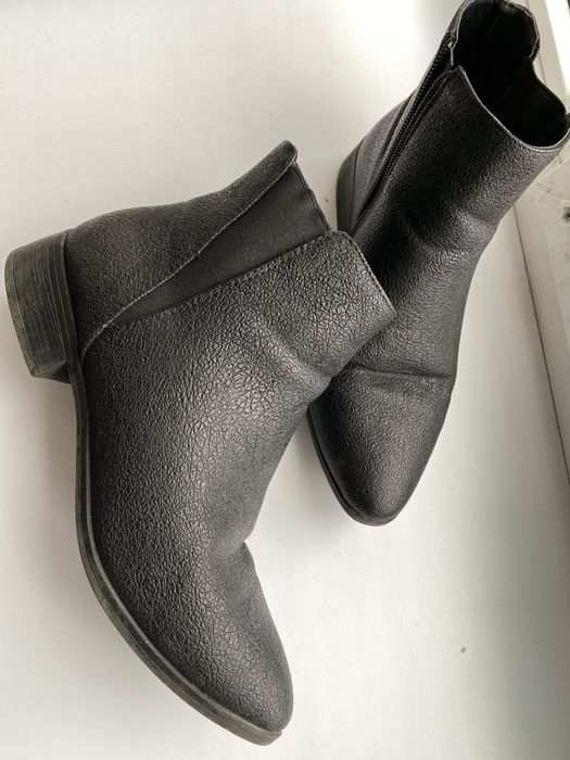 Ботинки женские демисезонные/деми черные челси