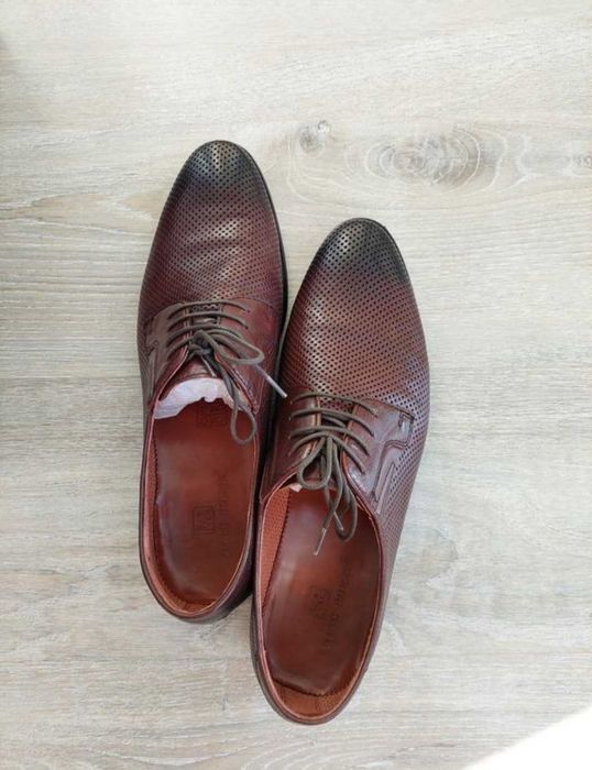 Męskie skórzane buty Vitto Rossi