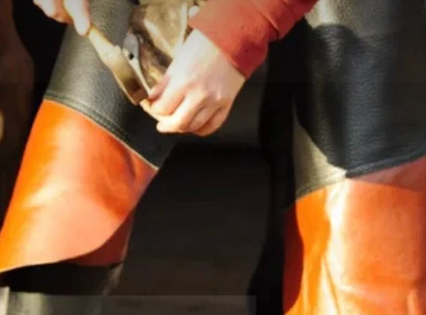 Fartuch kowalski skórzany