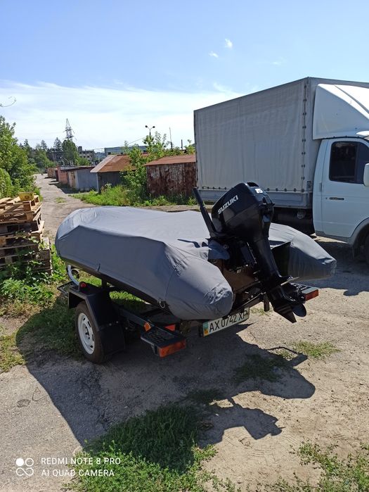 Човен Adventure, мотор, лафет