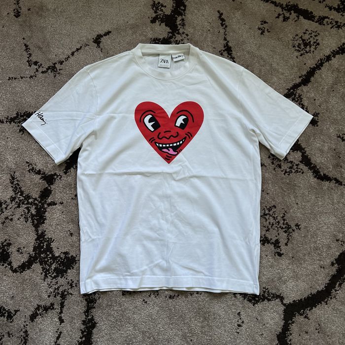 футболка ZARA Keith Haring man
