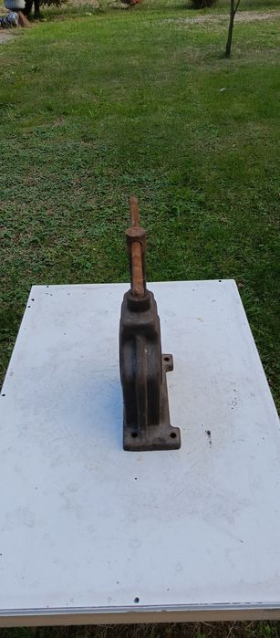 Mocarne Imadło do Rur PIONIER ~15kg | PRL, Prawdziwa Stal!