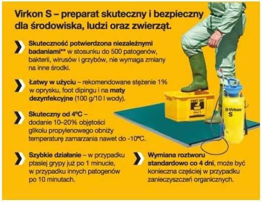 Virkon S 5kg - dezynfekcja ogólna biobójczy