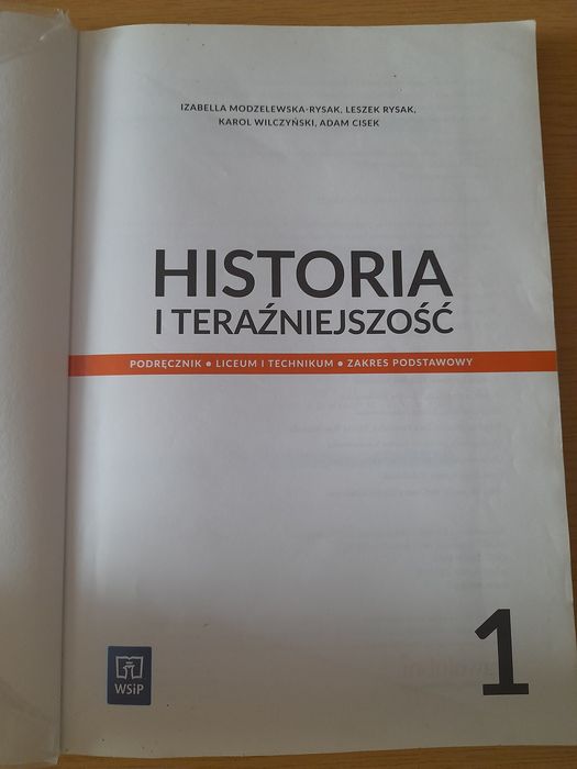 Historia i teraźniejszość kl1