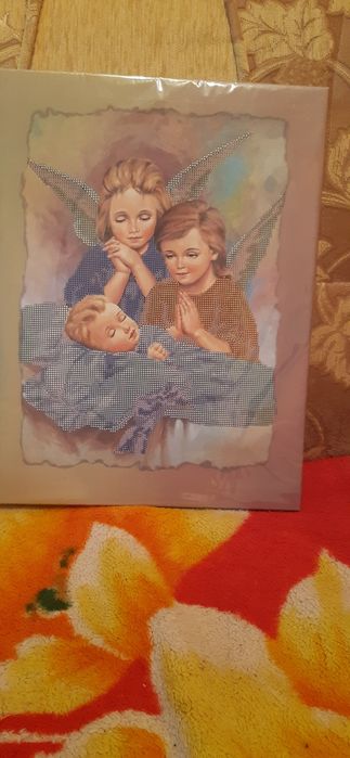 Схема вишивка Ангели