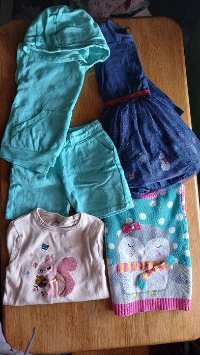 Пакет зимового одягу для дівчинки 4 роки