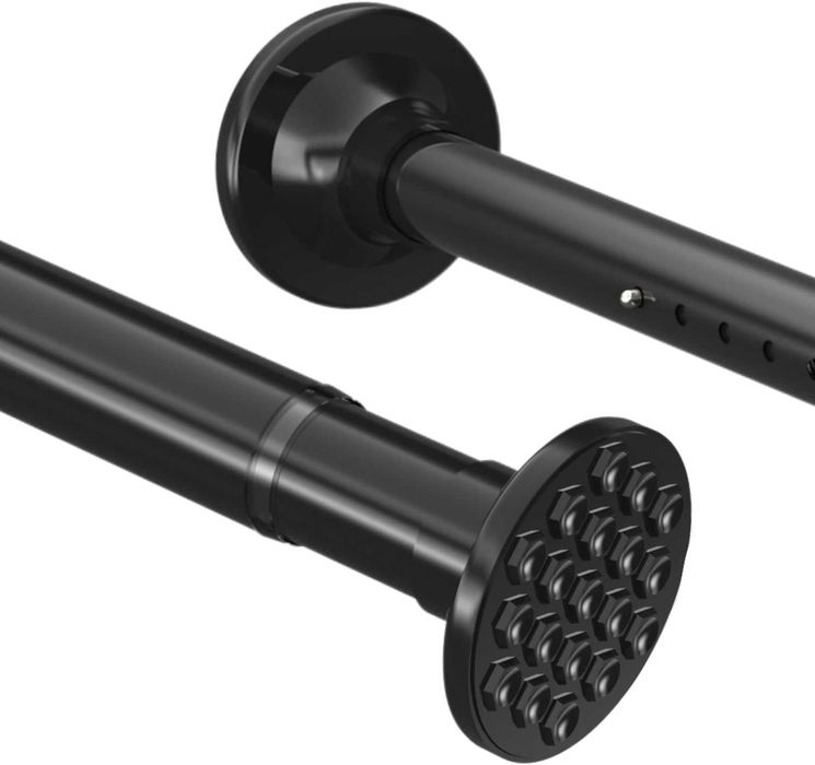 Nowy karnisz / drążek teleskopowy / 110-165cm / czarny !1230!