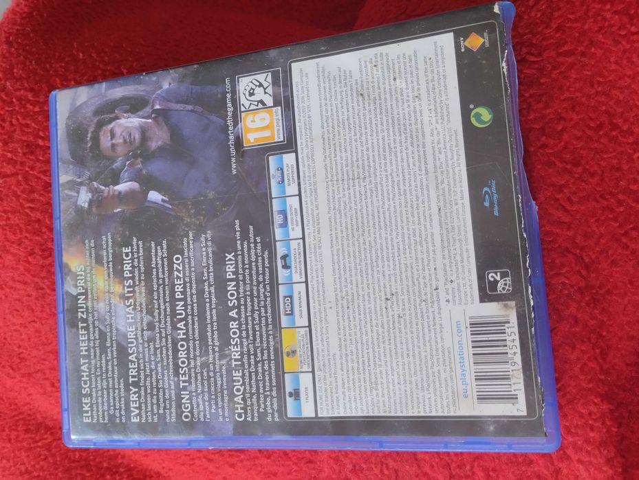 Ps4 jogo Uncharted 4