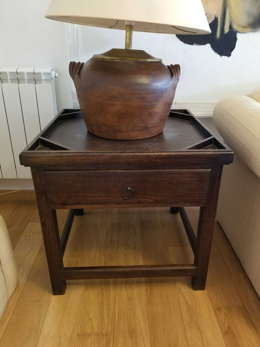 Duas Mesas de Apoio Rusticas