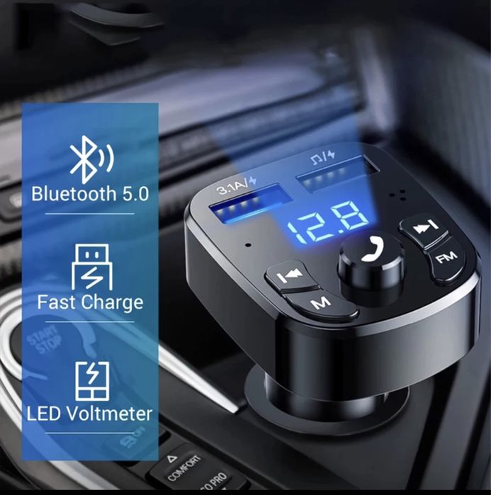 Transmisor FM Bluetooth p/ carro (NOVO)