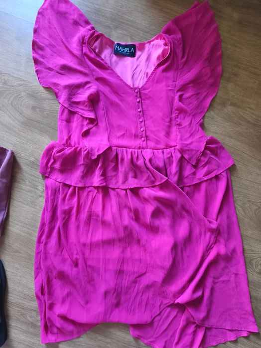 Vestido Rosa marca Portuguesa Mahrla