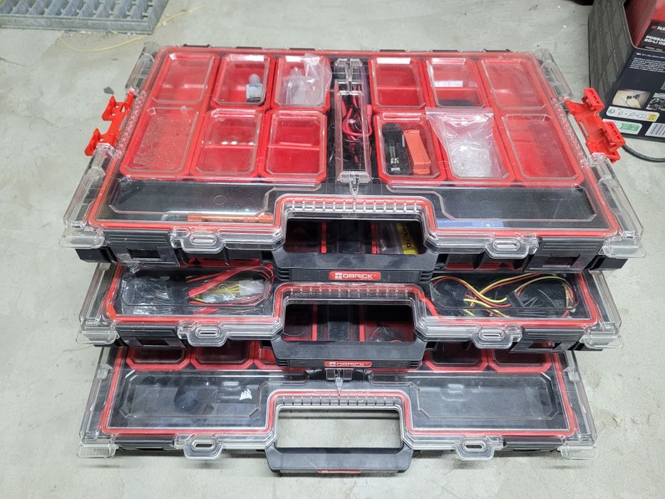 3 x Qbrick  system one 2.0  pancerne  organizer