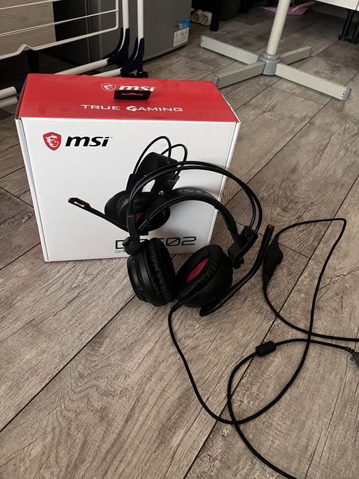Słuchawki MSI DS502 nauszne gamingowe dla graczy