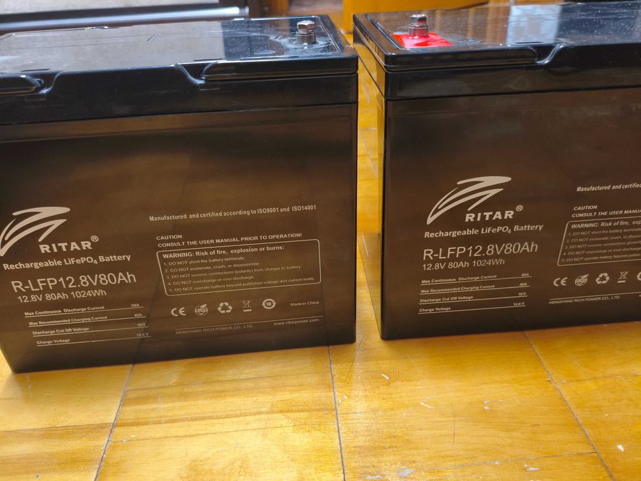 Акумуляторна батарея Ritar LiFePo4 R-LFP 12.8V 80Ah