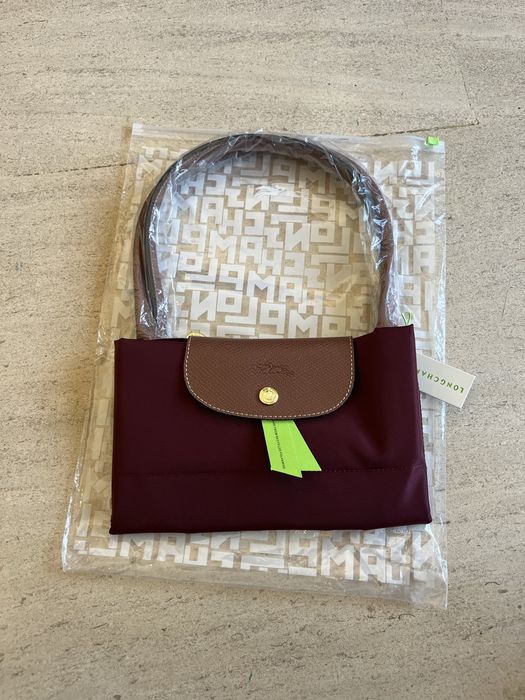 Mala Longchamp La Pliage Burgundy