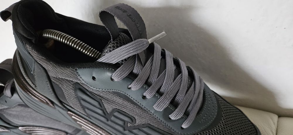 Buty Armani EA7 43 Sneakersy X8X070 XK165 Q748 Szary