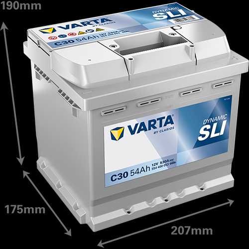 Akumulator VARTA Silver Dynamic C30 54Ah 530A EN