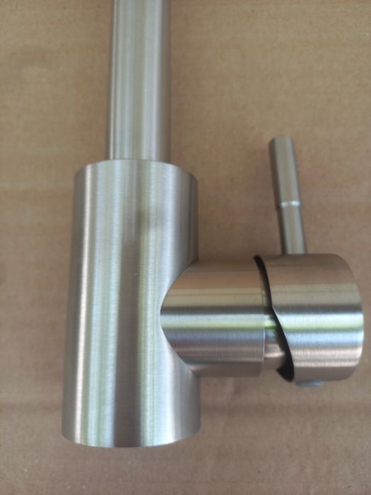 РАСПРОДАЖА!!! Смеситель/змішувач/кран для кухни из нержавейки на гайке