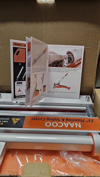 Ręczna gilotyna do paneli / winylu NAACOO 13” – heavy duty – nowa