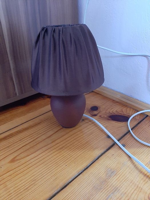 Lampka nocna brązowa