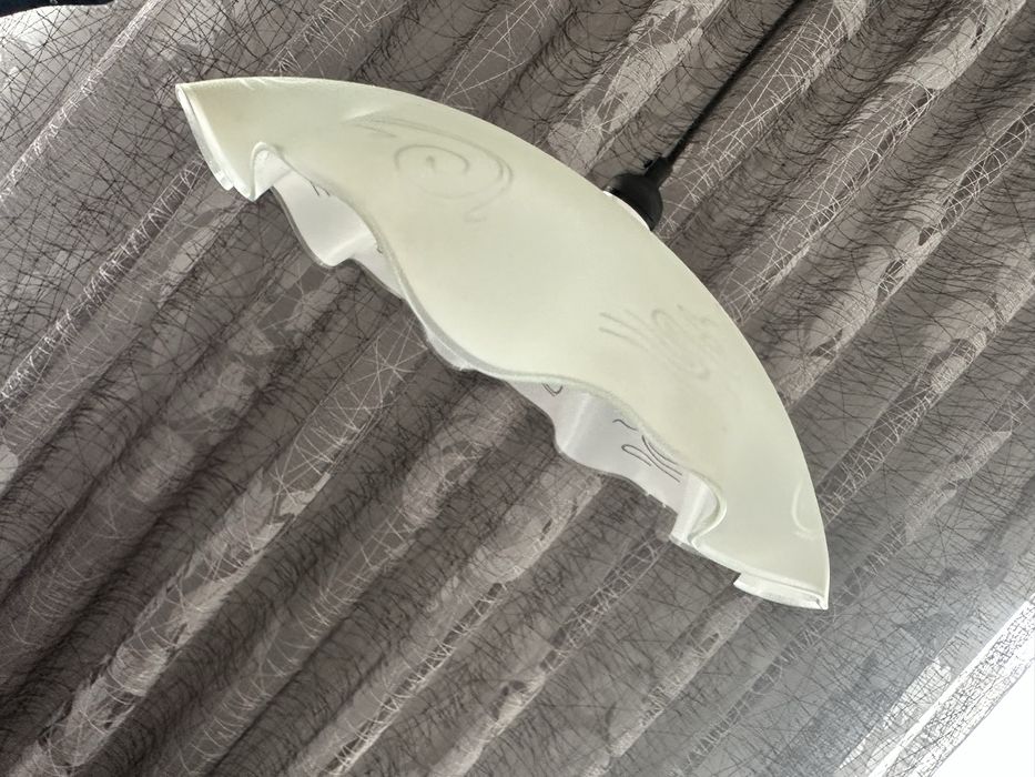 Candeeiro de Teto em Vidro