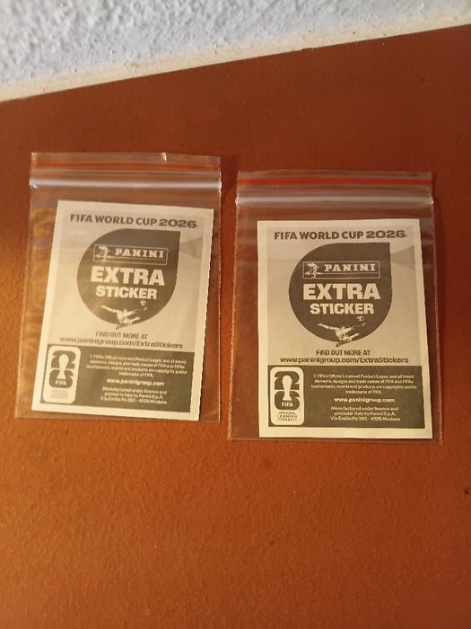 Extra sticker world cup 2026