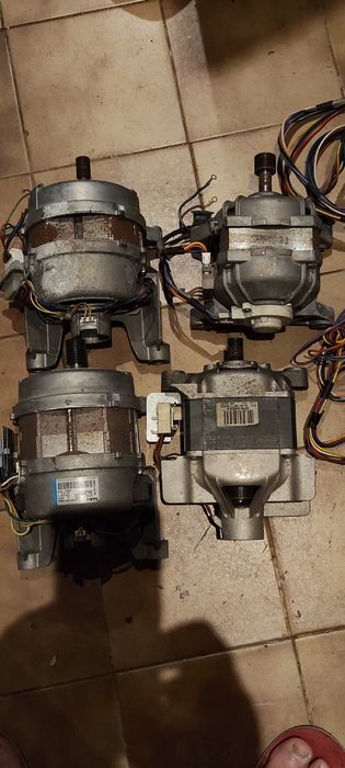 Motores de máquina de lavar. Todos a funcionar