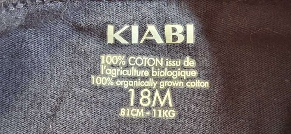 T-shirt Azul Kiabi 18 meses