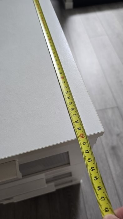 Mesa de cabeceira branca IKEA