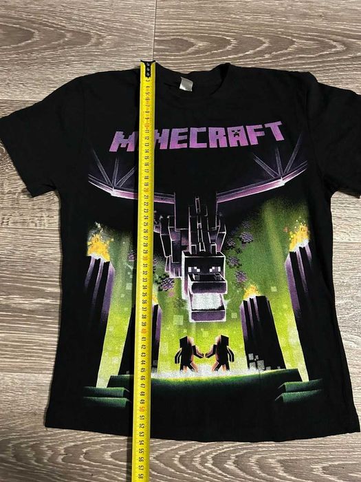 Футболка з принтом Minecraft