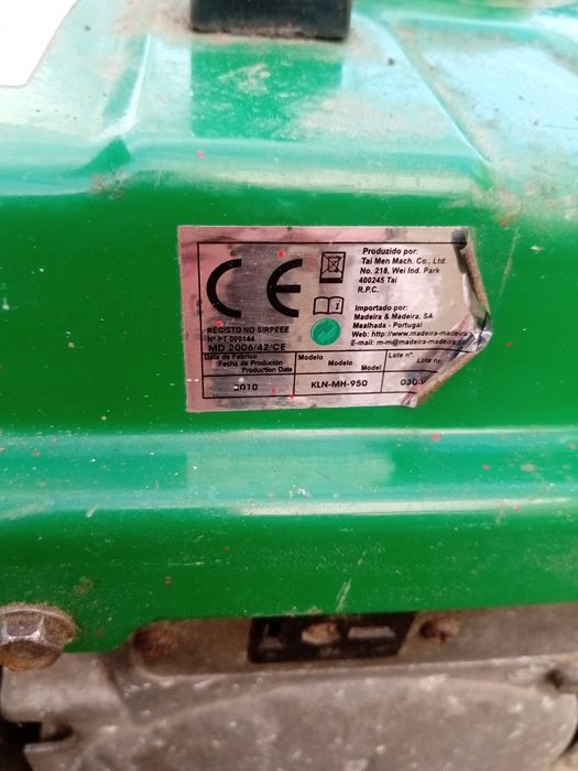 Gerador de 800w baixou para desocupar