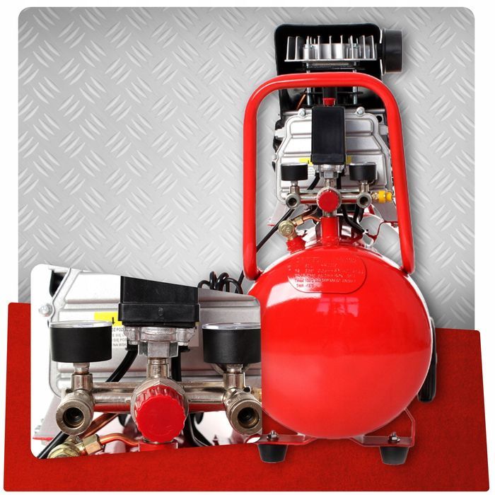 Kompresor olejowy sprężarka powietrza 50l 9 bar tłokowa pompa KD401