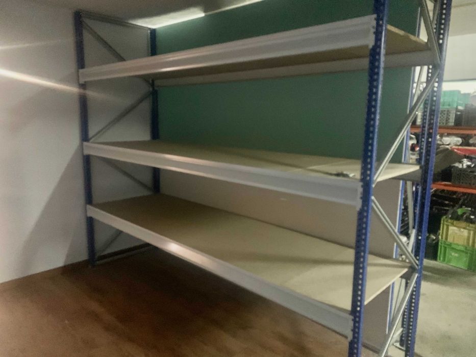 estante/prateleira/racks Z60 2500Ax2000Cx60P 3 níveis + aglomerado